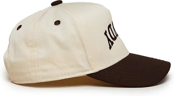 Rowdy Upside Down Trucker- Brown/Beige