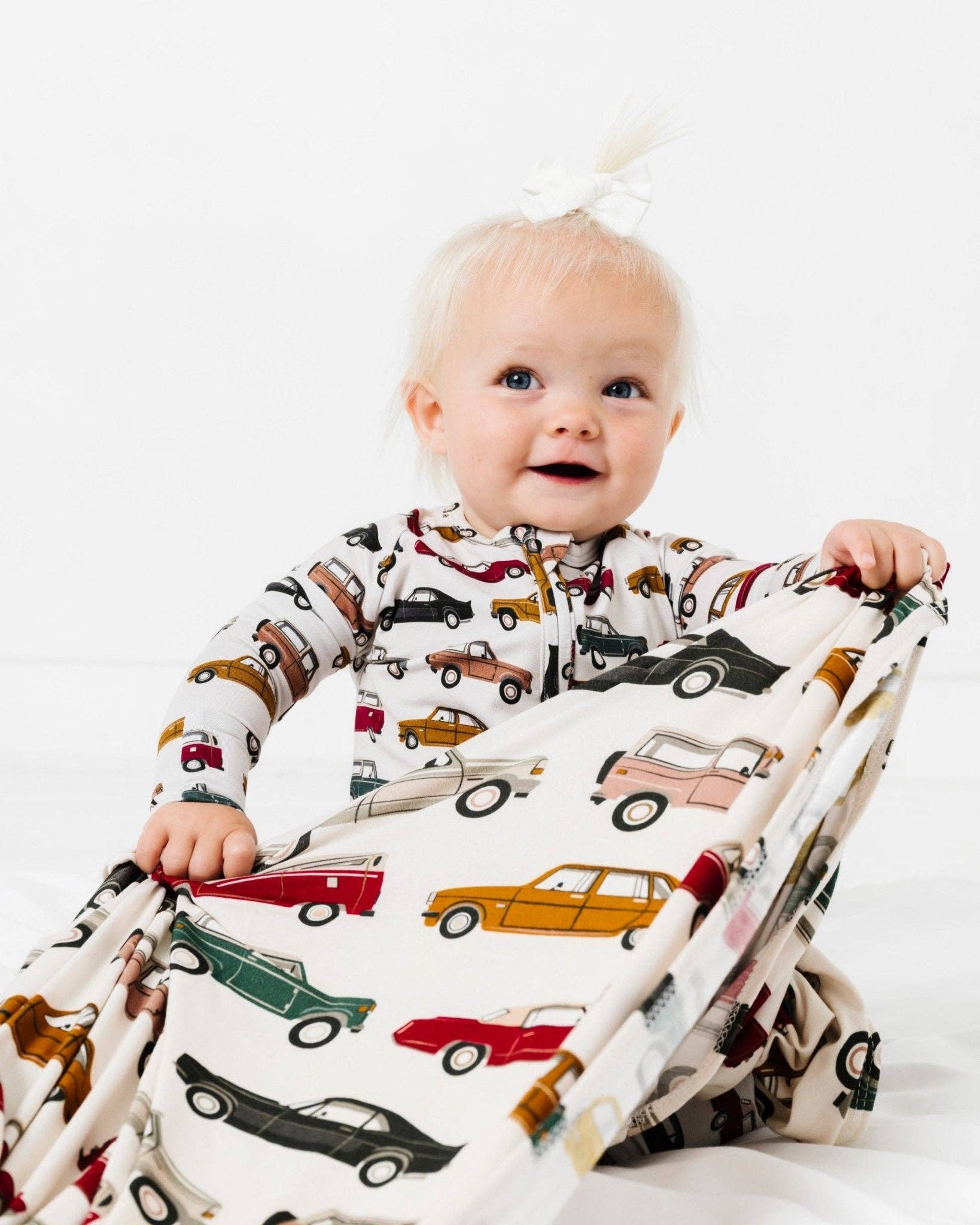 Cars Stretch Swaddle Blanket