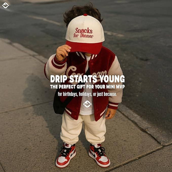 Kids Snacks for Dinner Trucker Hat