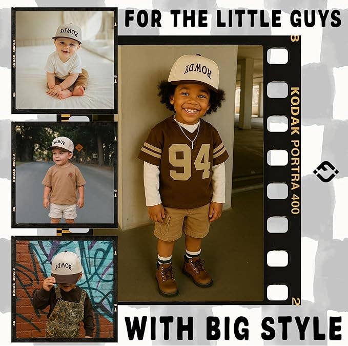 Rowdy Upside Down Trucker- Brown/Beige