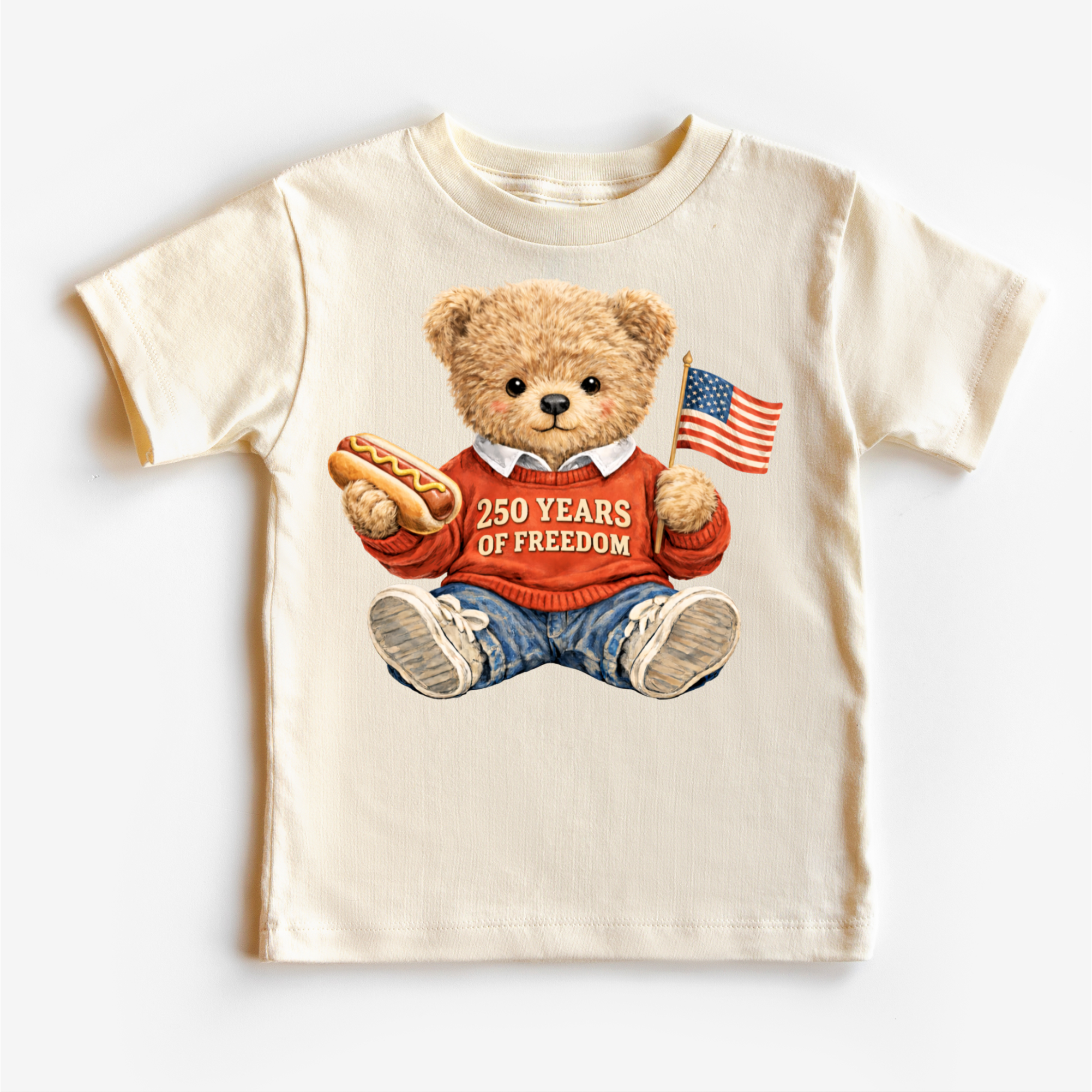 250 Years of Freedom Teddy Bear Tee