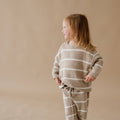 Oat Stripe Knit 2 Piece Set