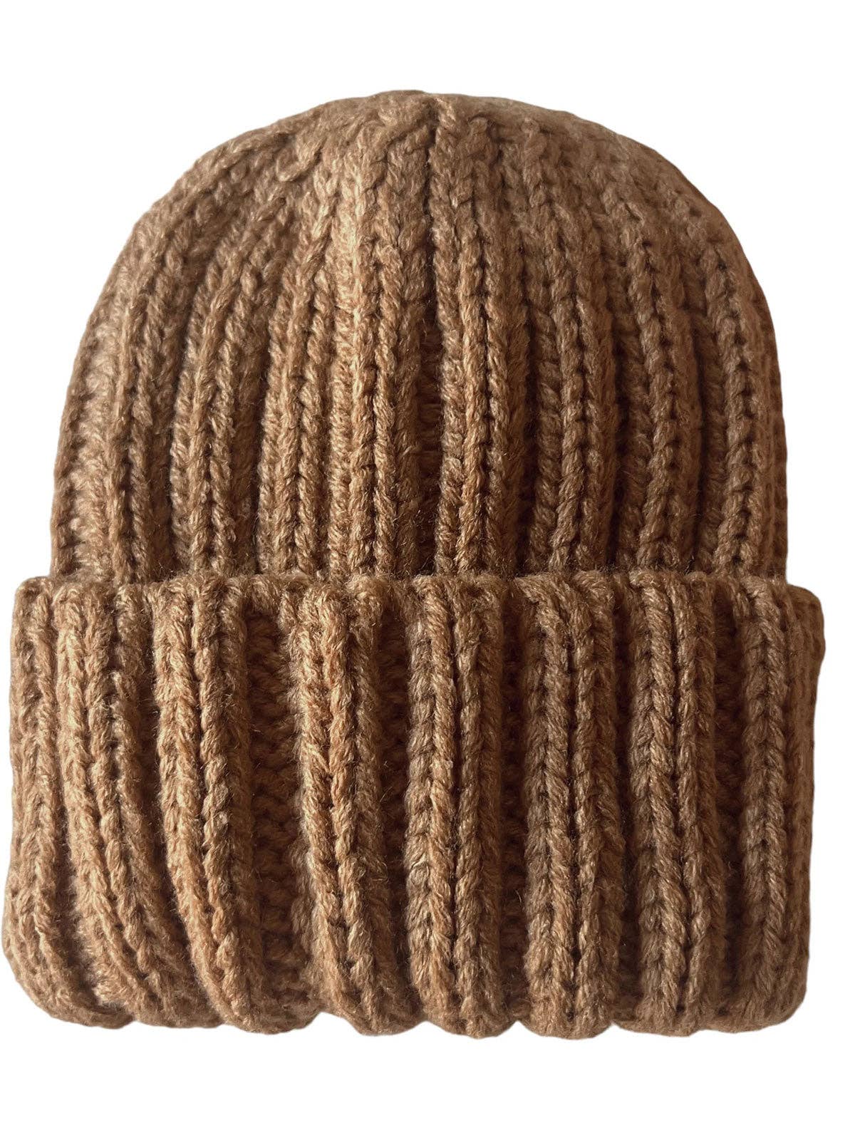 Baby's First Hat, Chunky Knit Tawny