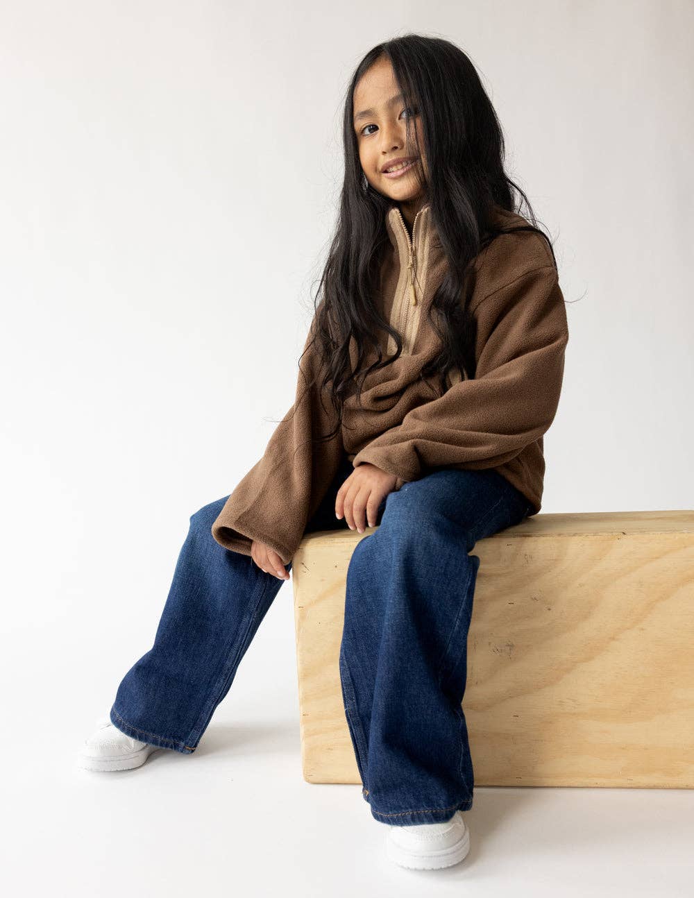 Brown Fleece Pullover