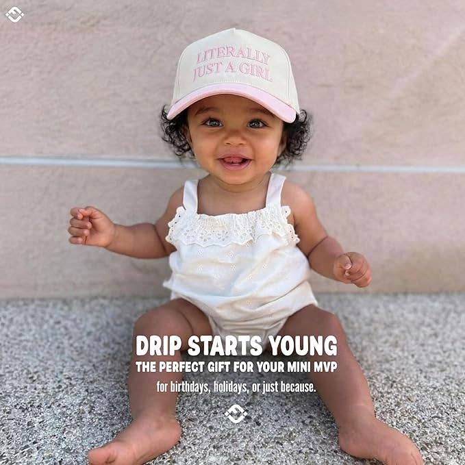 Kids Literally Just a Girl Trucker Hat