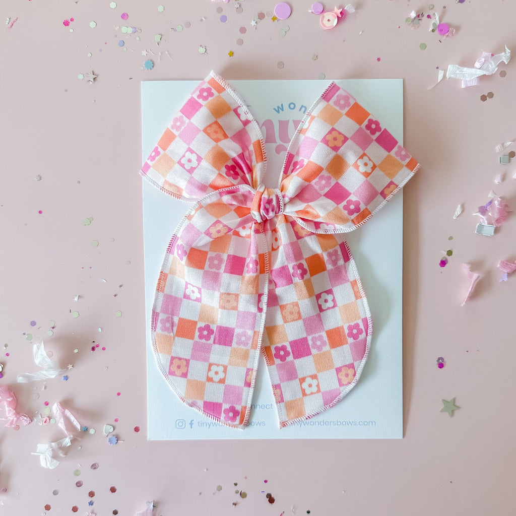 Floral Checkered