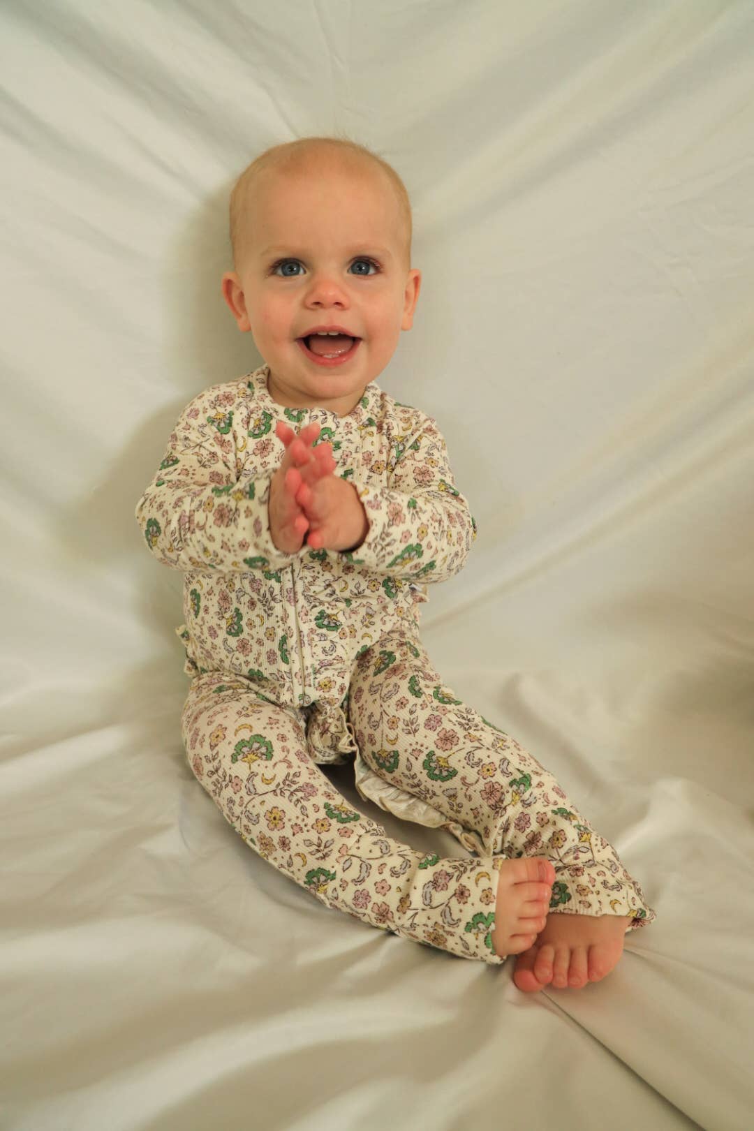 Floral Baby Bamboo Pajamas