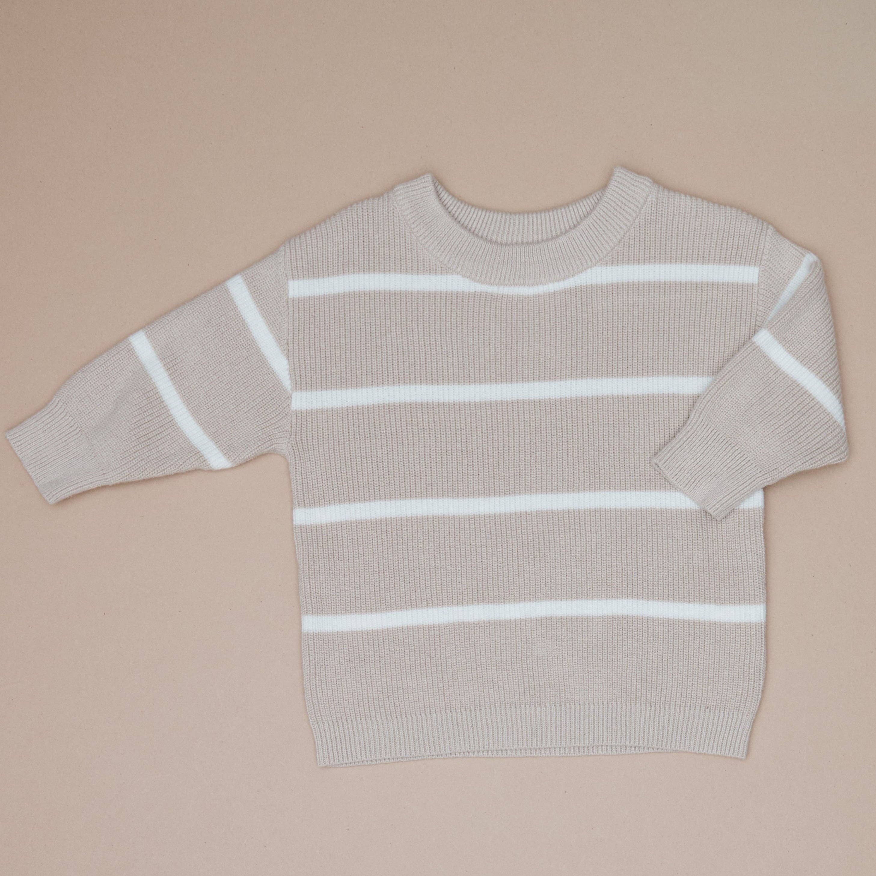Oat Stripe Knit 2 Piece Set