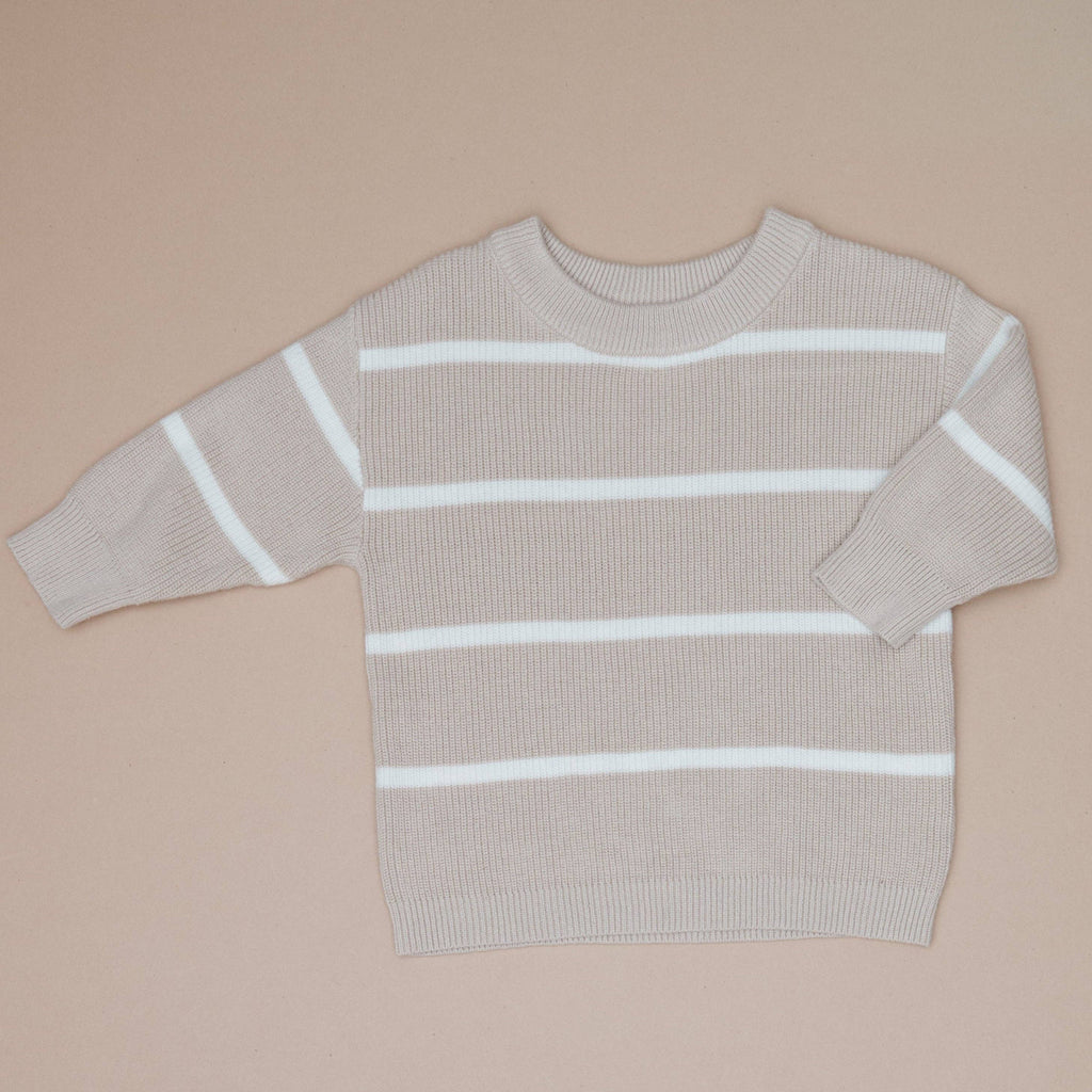 Oat Stripe Knit 2 Piece Set