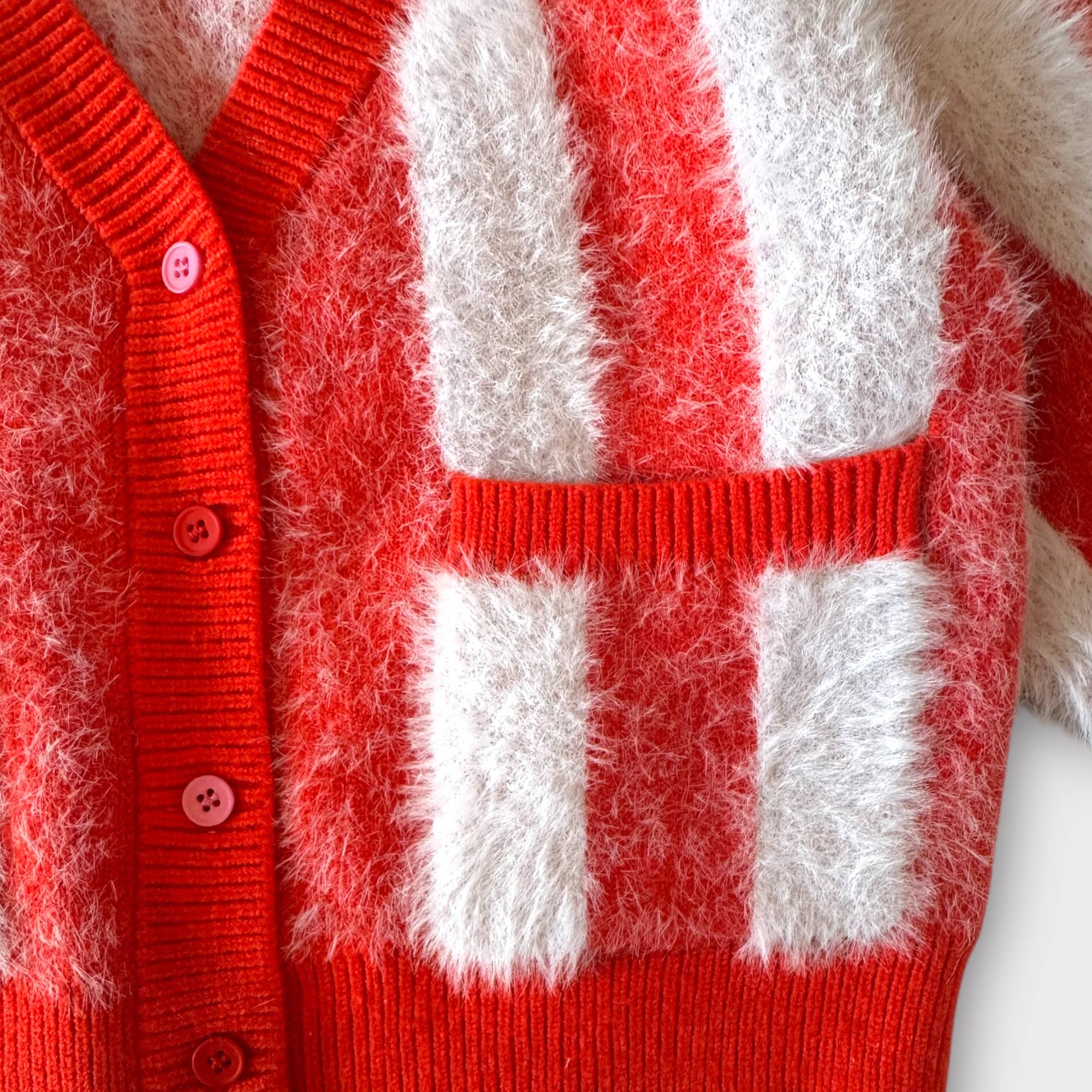 Kids Big Top Stripe Cardigan