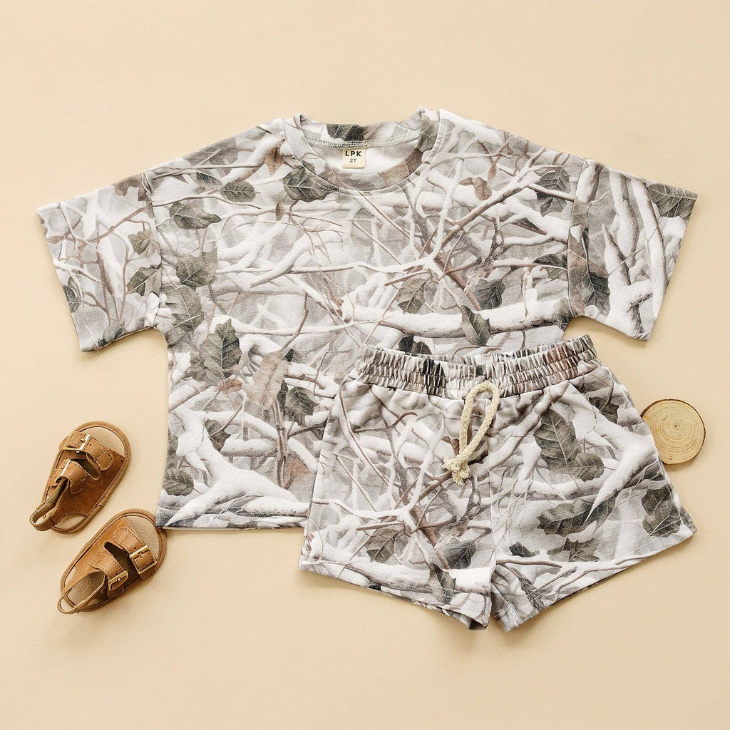 Camo Shorts Set