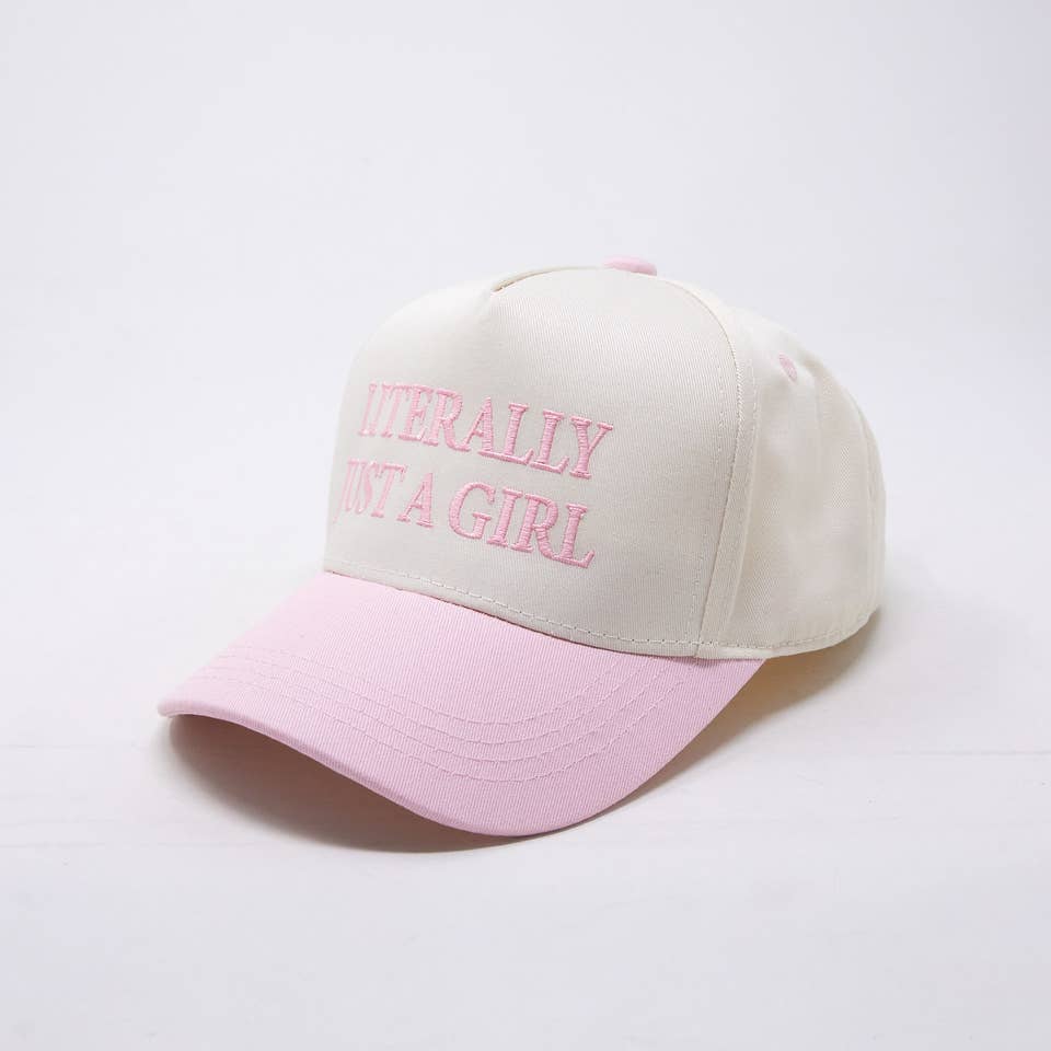 Kids Literally Just a Girl Trucker Hat