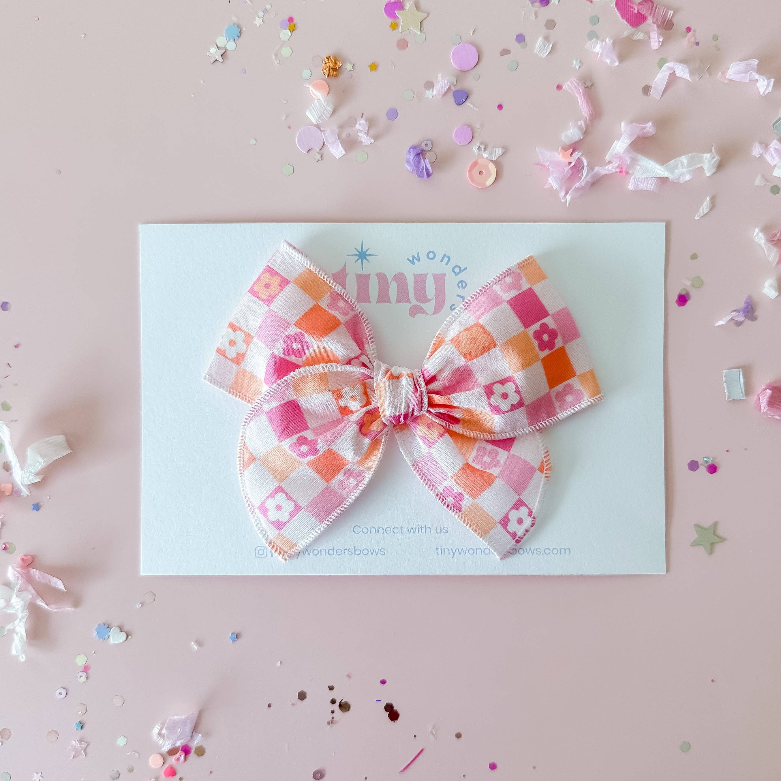 Floral Checkered