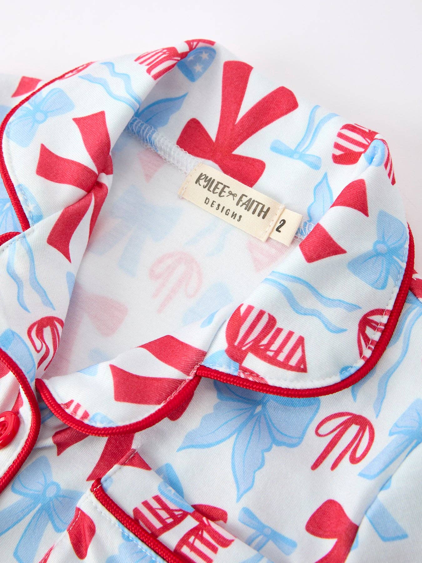 Bow Pajama Set