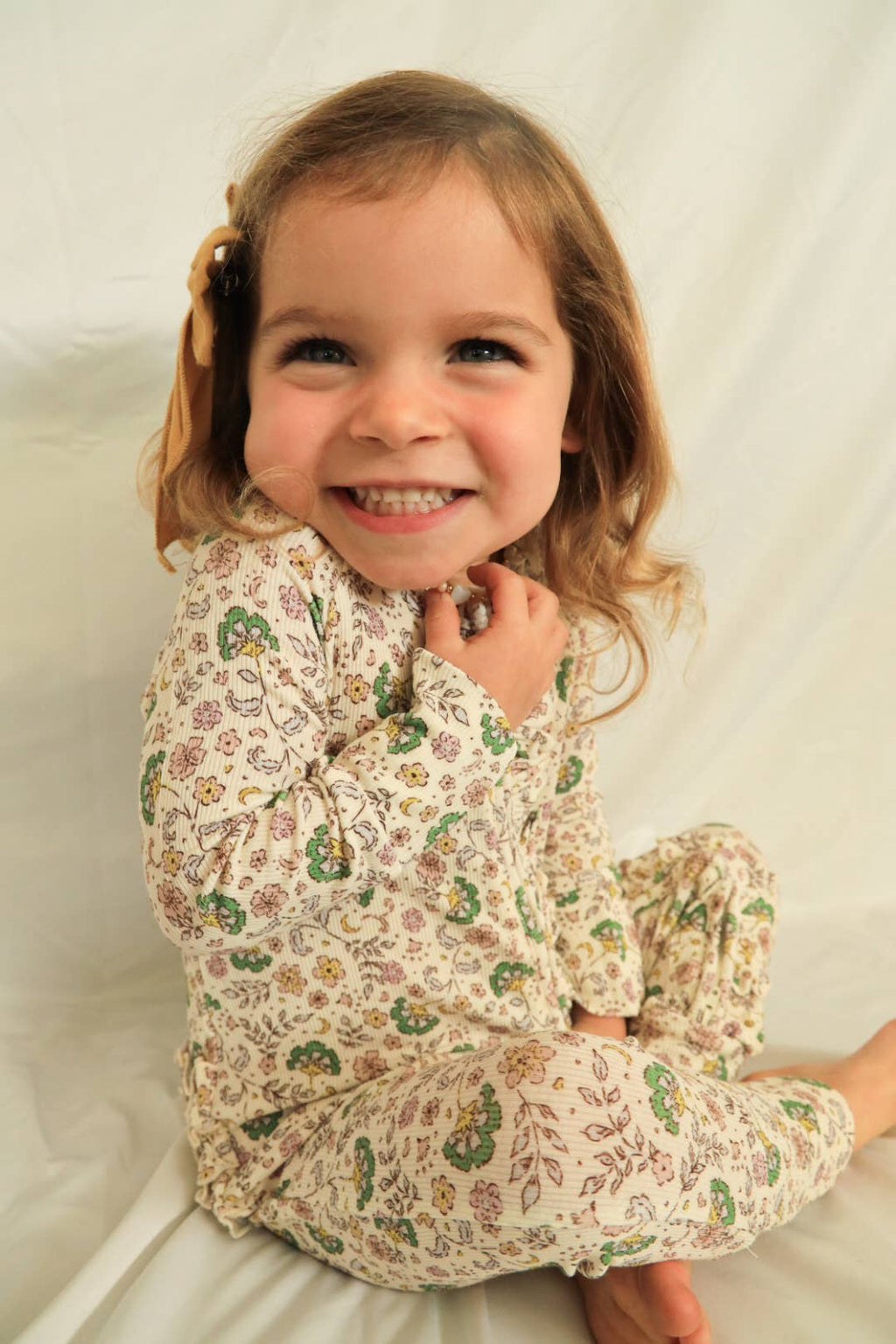 Floral Baby Bamboo Pajamas
