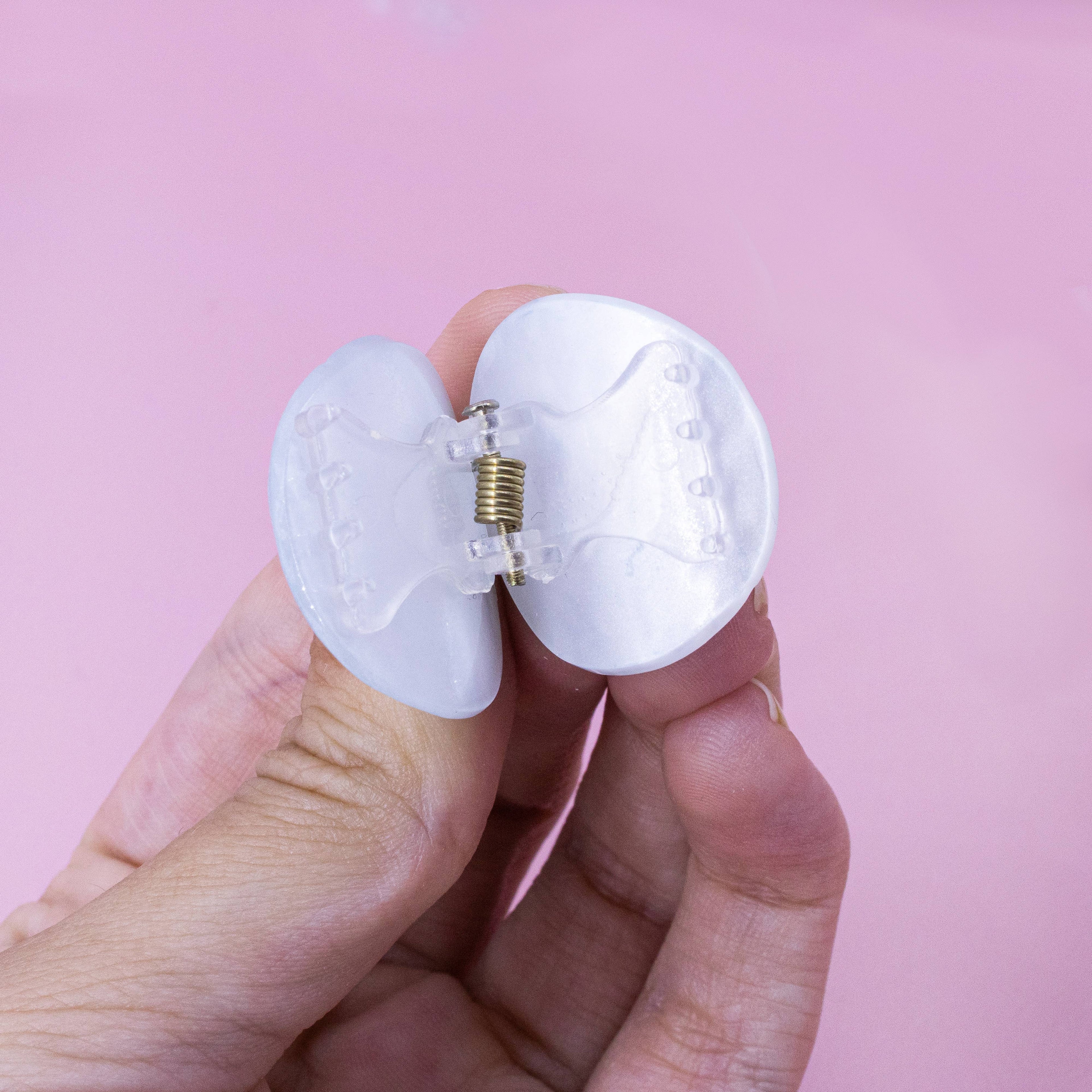 Smiley Face Hair Claw Clips
