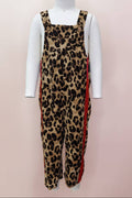 Leopard Printed Overall Jumpsuit