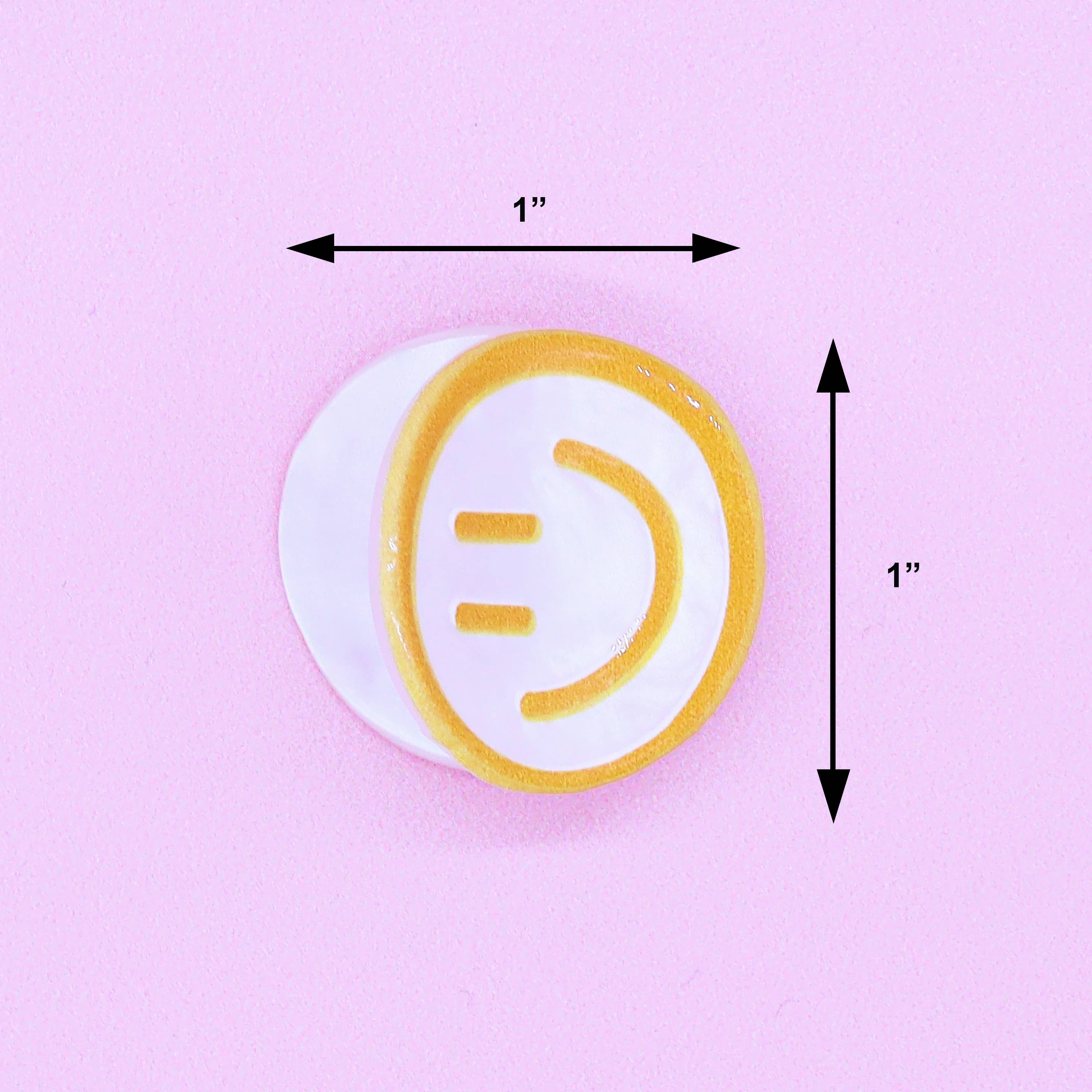 Smiley Face Hair Claw Clips