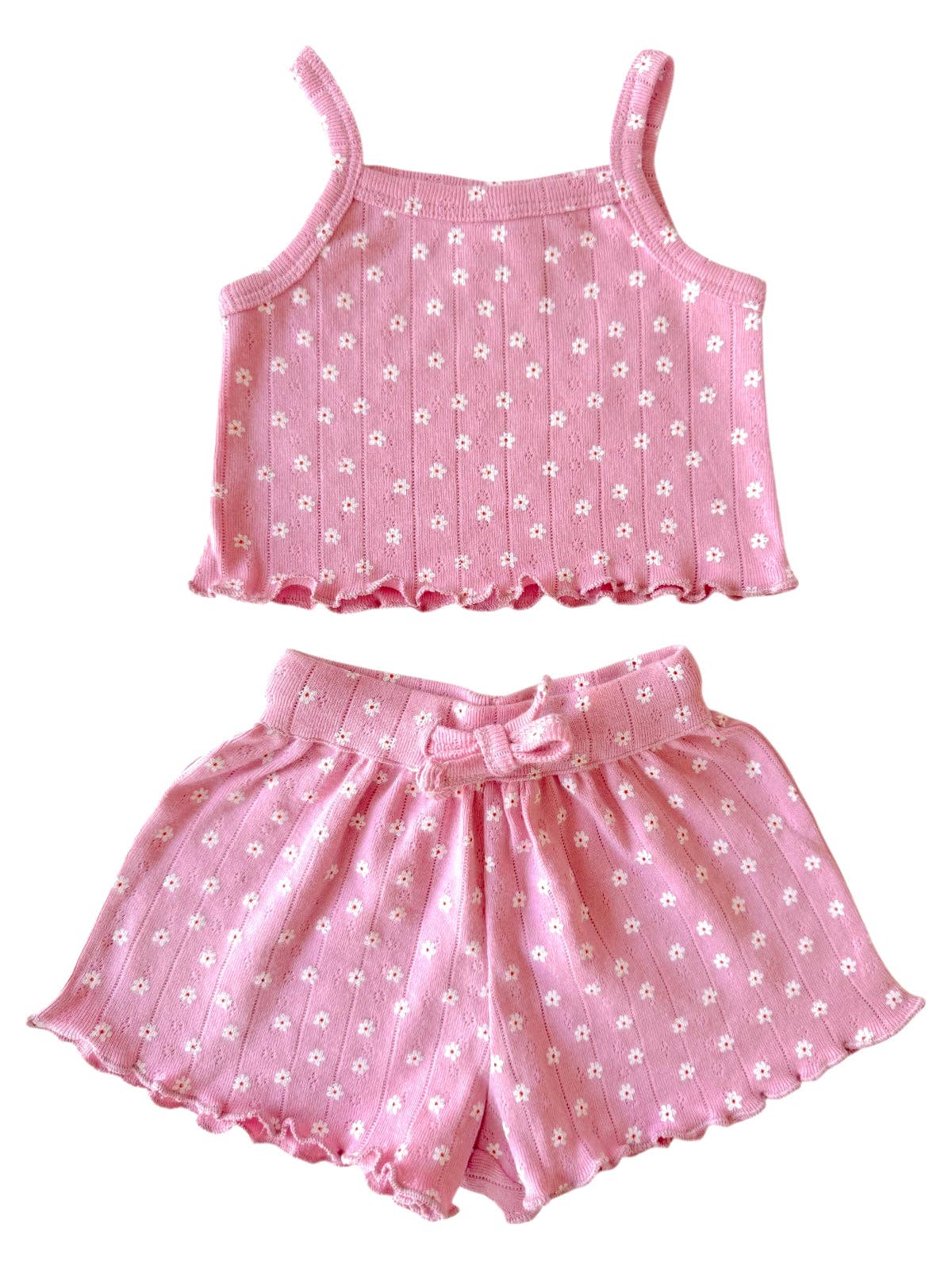 Pink Flower Summer Set