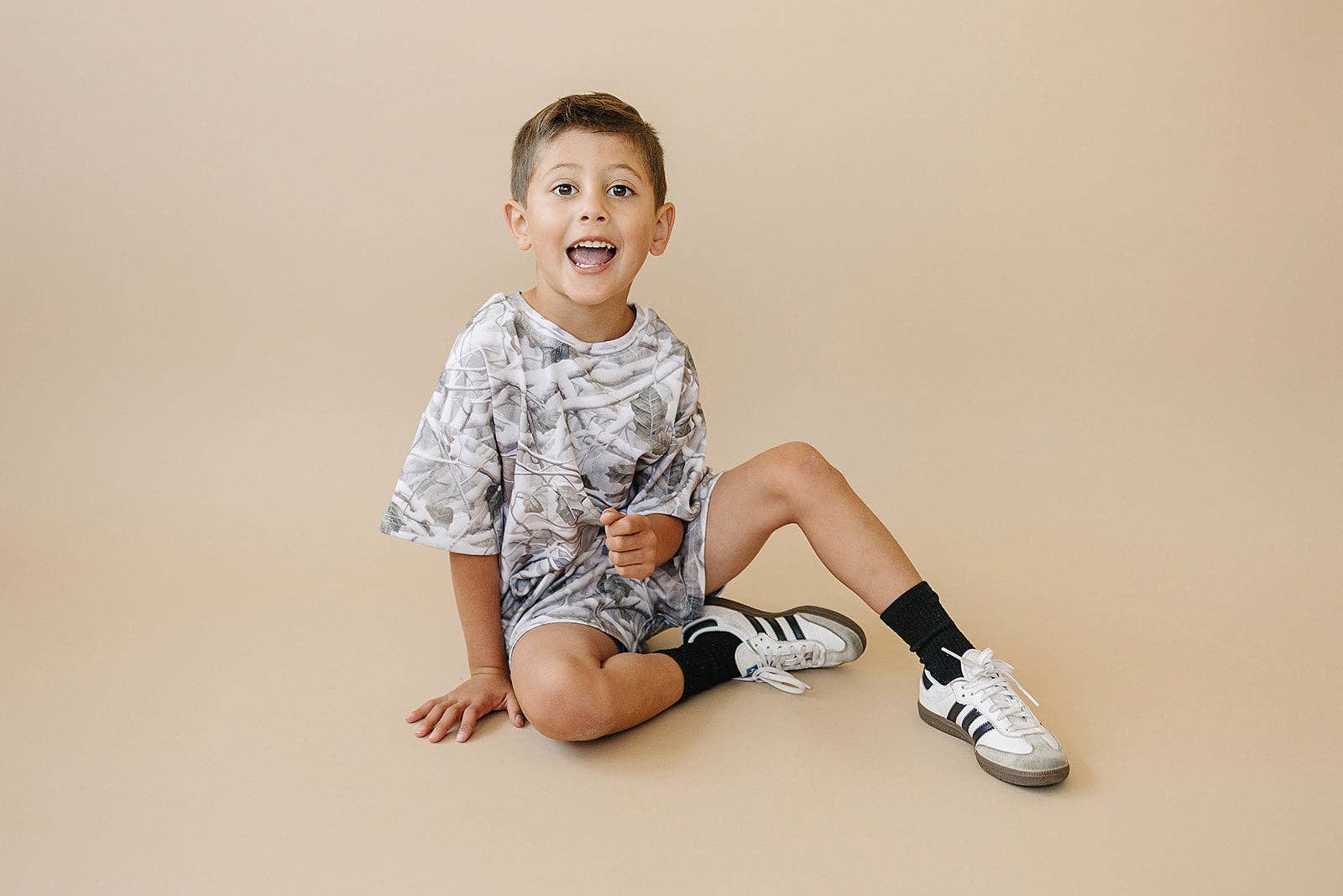 Camo Shorts Set