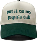 Put It on My Papa's Tab (Green/Beige)