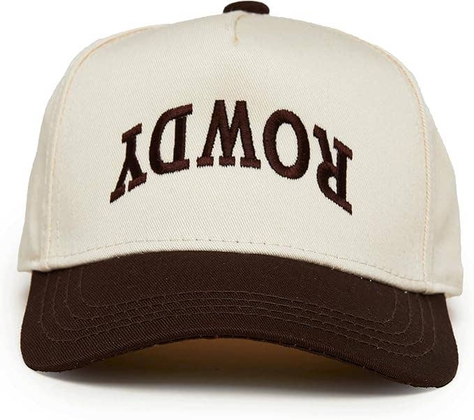 Rowdy Upside Down Trucker- Brown/Beige