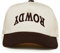 Rowdy Upside Down Trucker- Brown/Beige