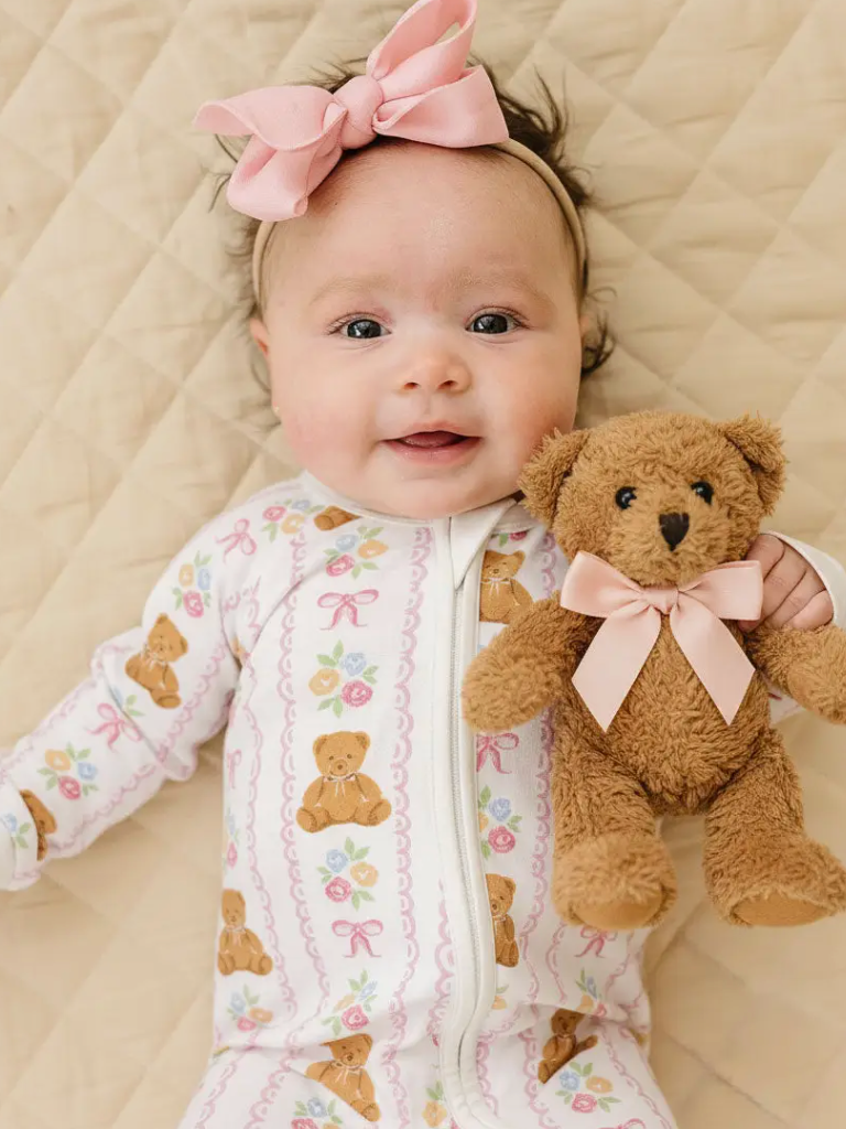 Honey bear Bamboo zip sleeper