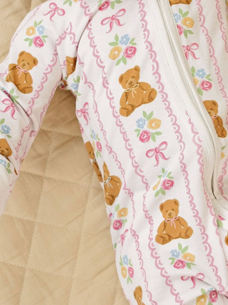 Honey bear Bamboo zip sleeper