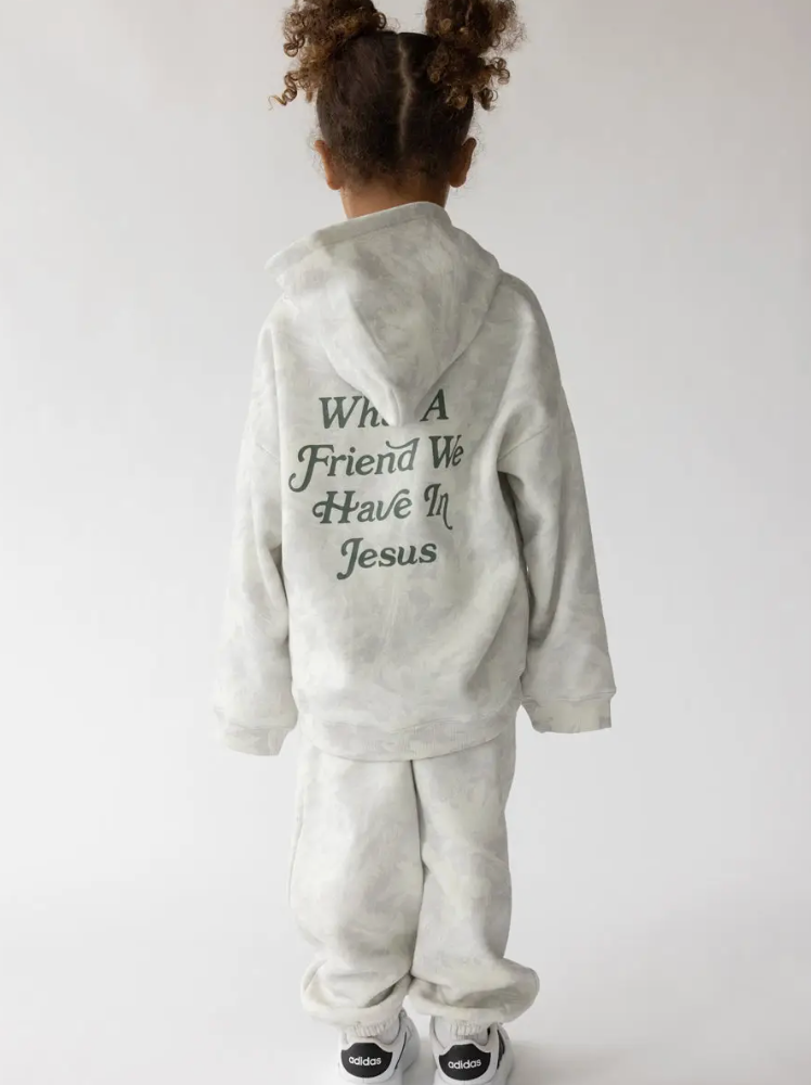 What a friend in Jesus Camo hoodie