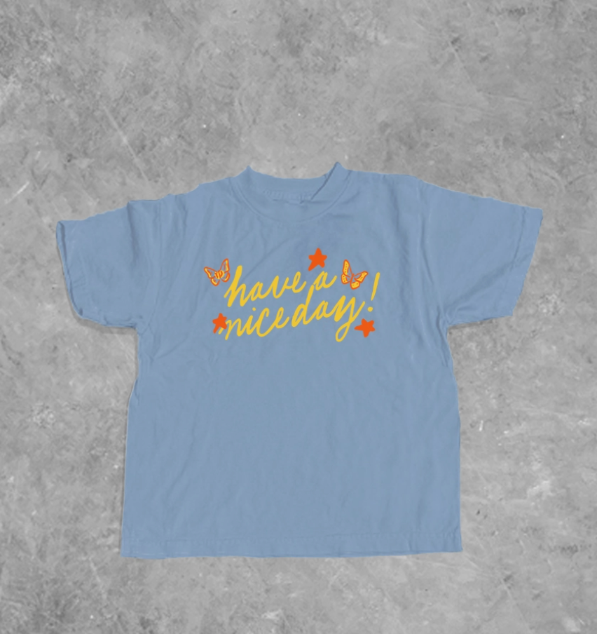 Have A Nice Day! Boxy Kids T-Shirt