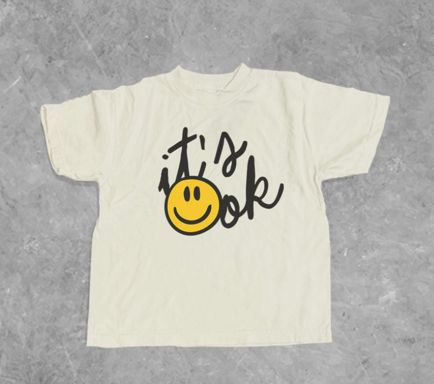It's Ok Smile Boxy T-Shirt