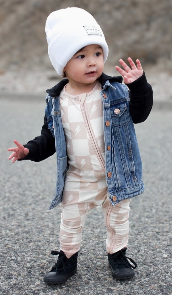 Levi | Infant Convertible Zip Romper