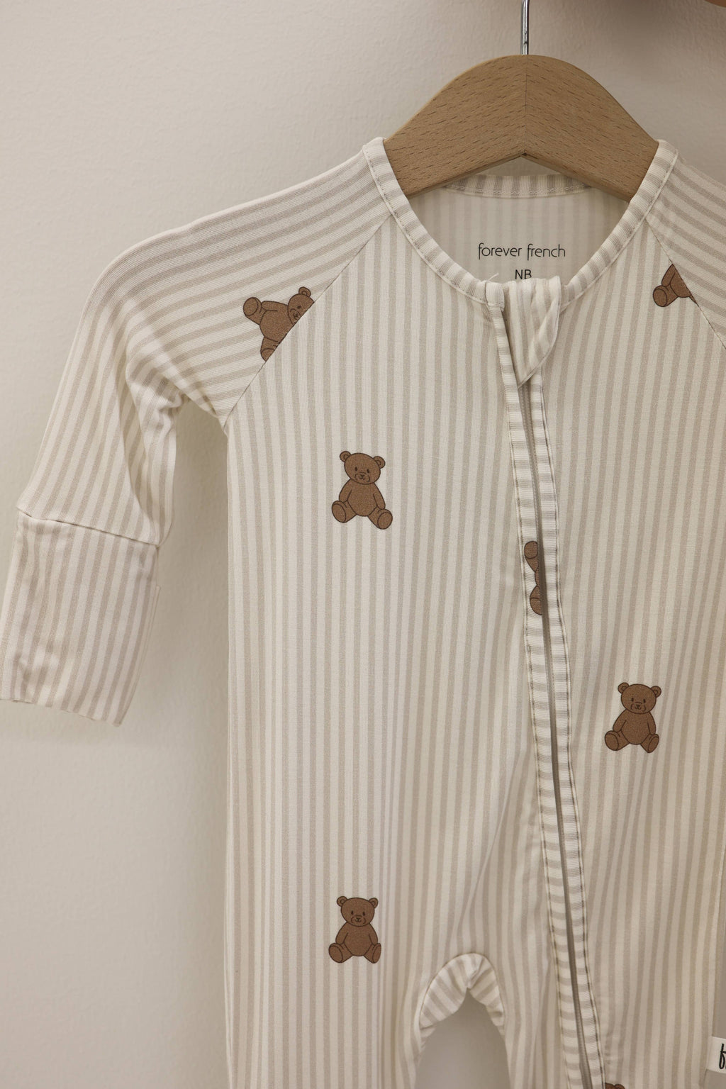 Teddy Bear Footie Pajamas