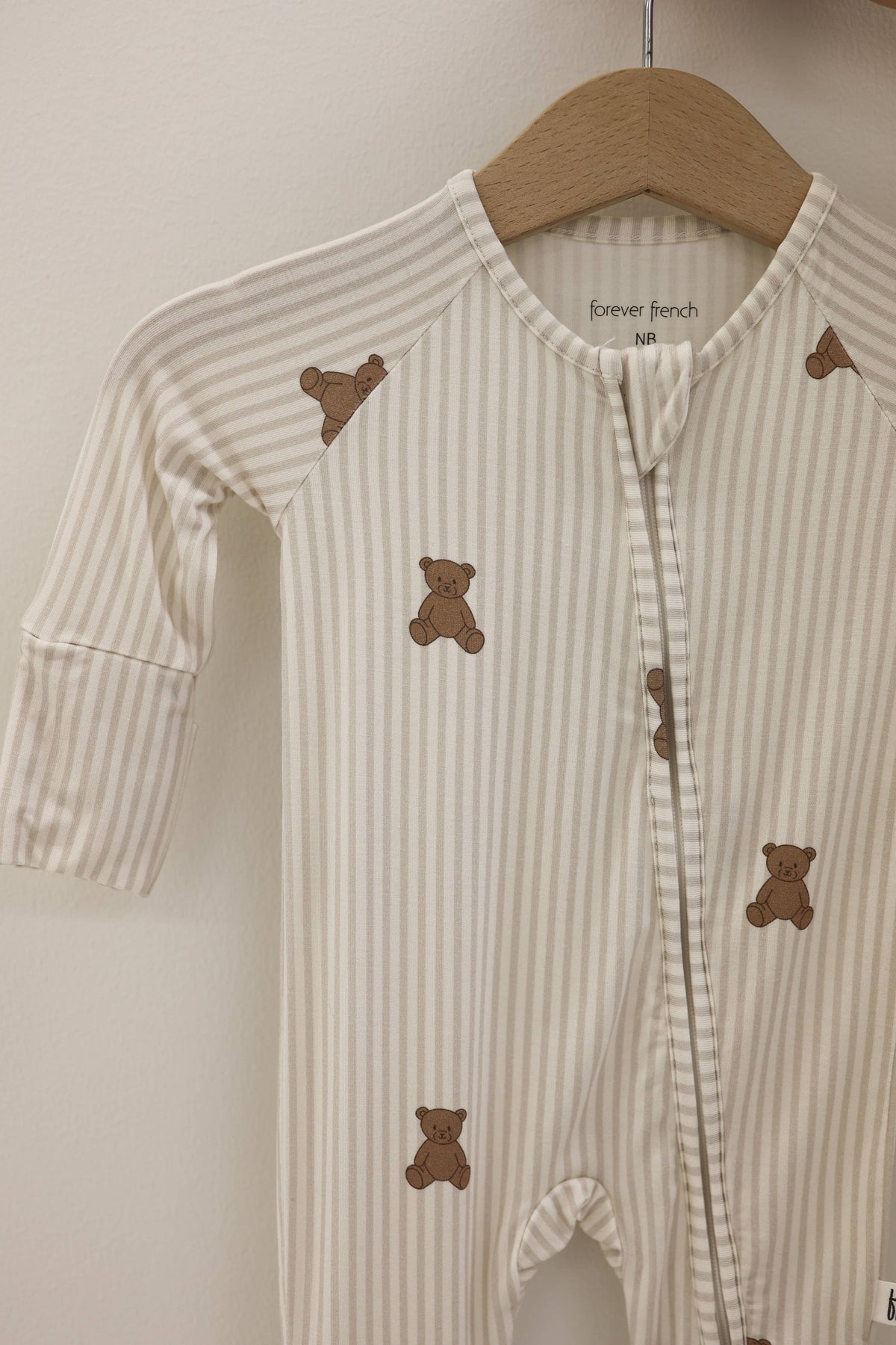 Teddy Bear Footie Pajamas