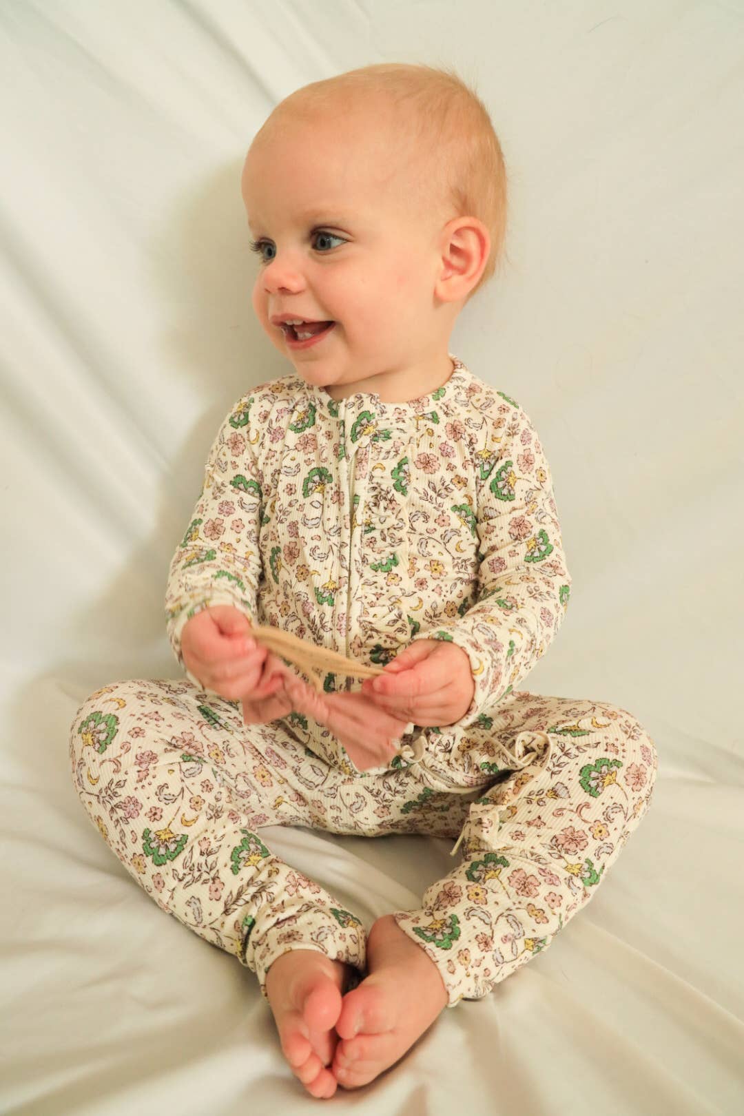 Floral Baby Bamboo Pajamas