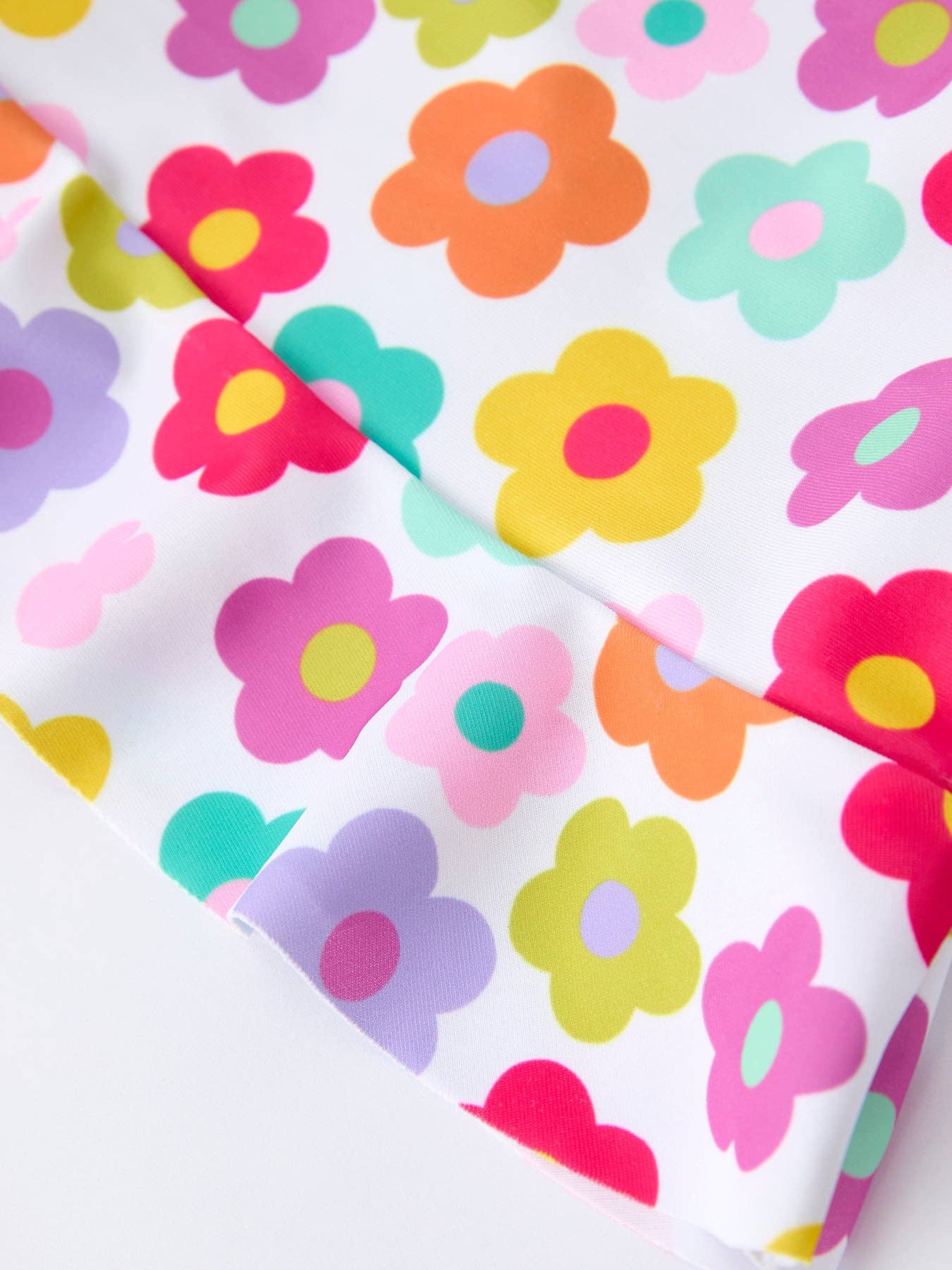 Floral Rainbow Two Piece Swimsuit