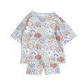 Patch Floral Boxy Tee Set