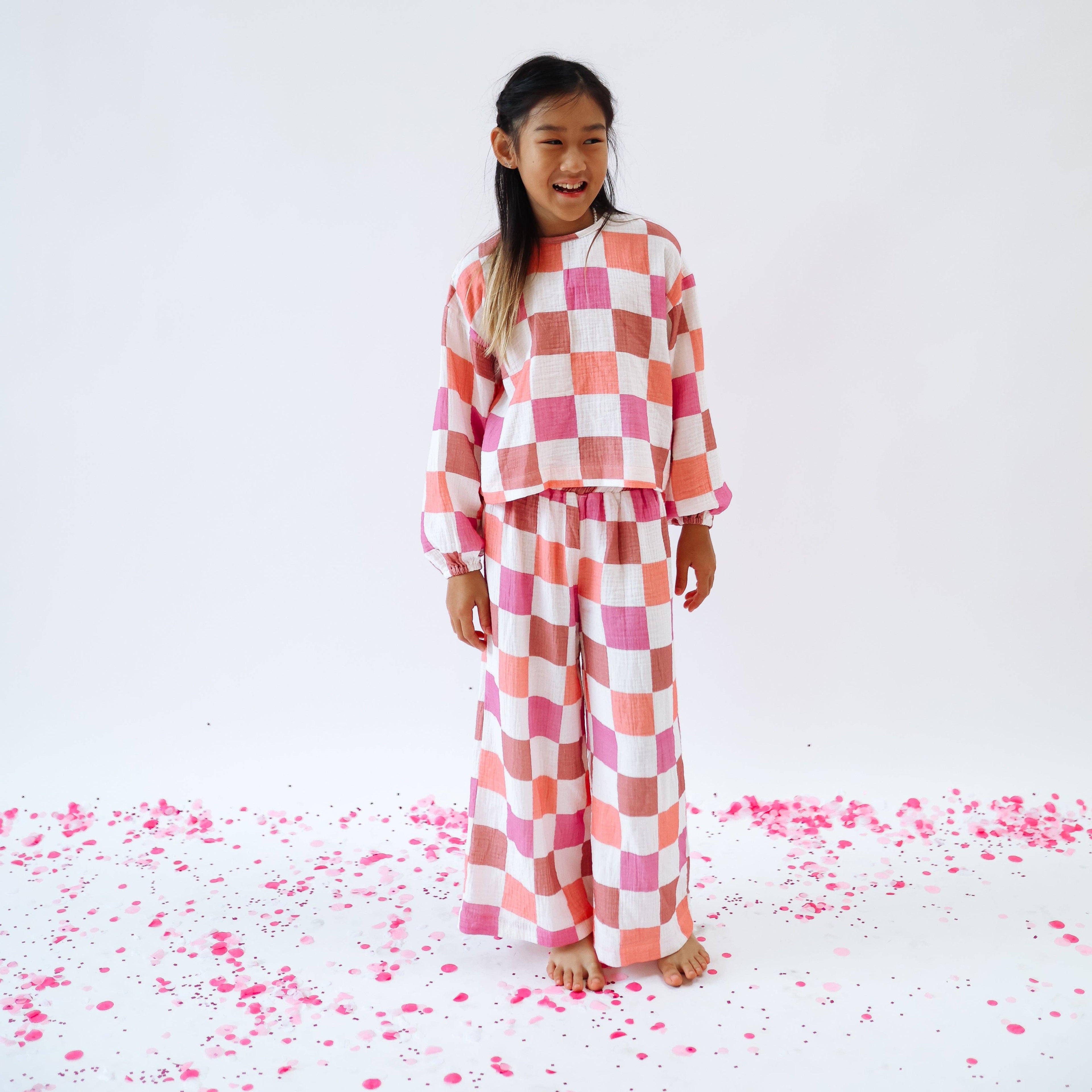 MAYA SET| PASTEL CHECKERED