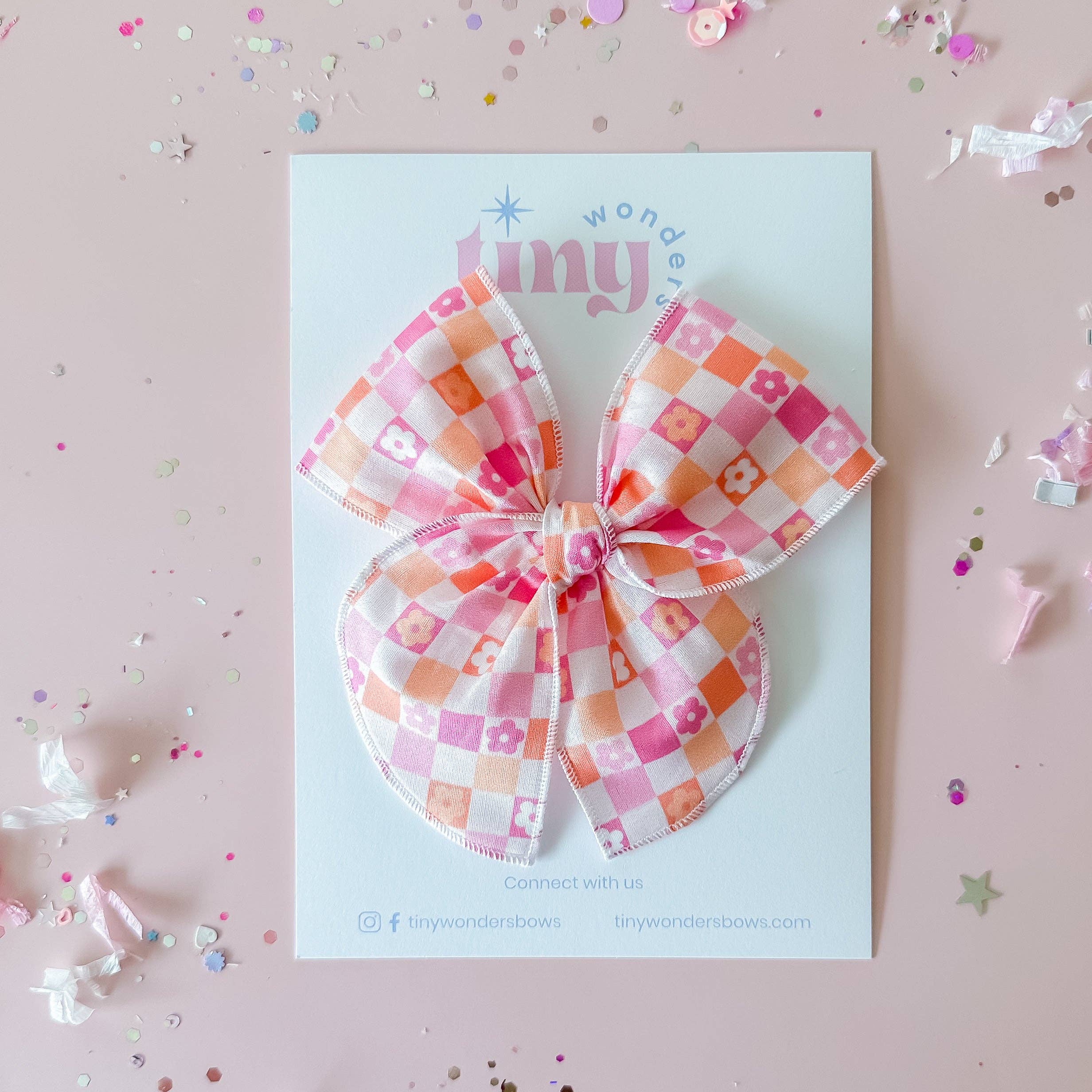 Floral Checkered