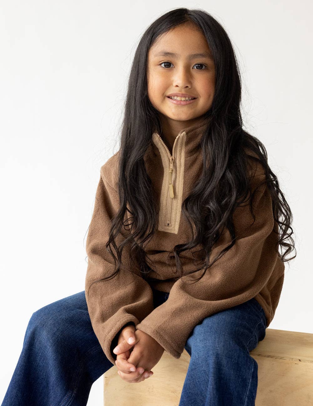 Brown Fleece Pullover