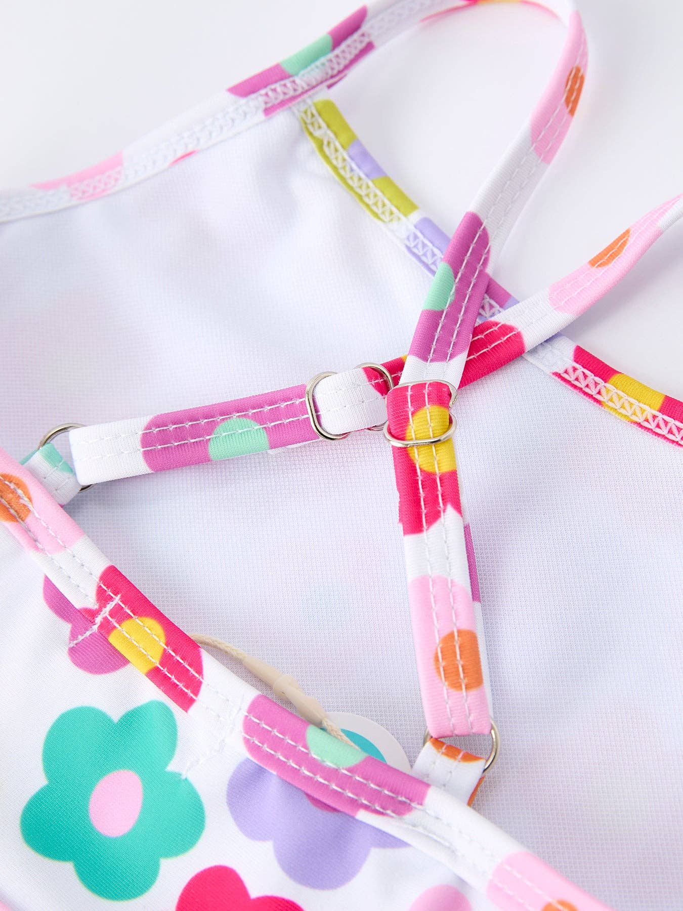 Floral Rainbow Two Piece Swimsuit