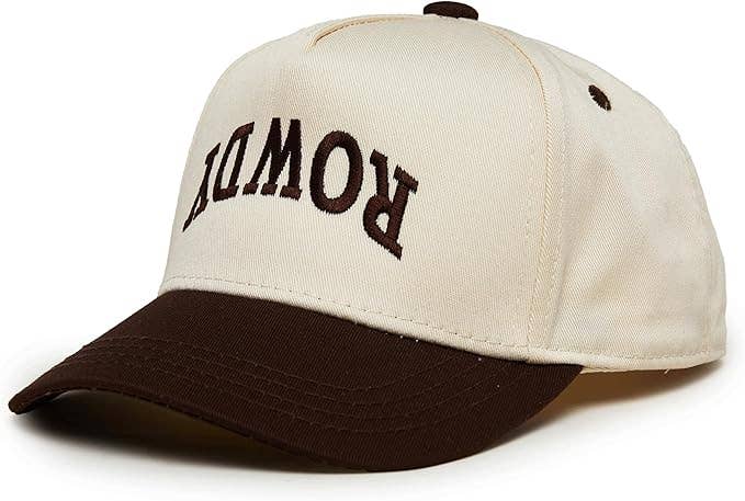 Rowdy Upside Down Trucker- Brown/Beige