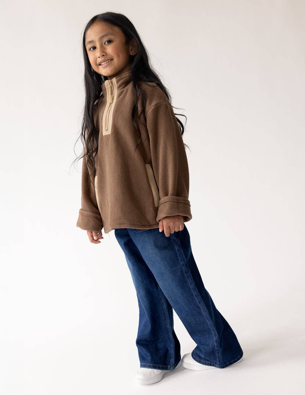 Brown Fleece Pullover