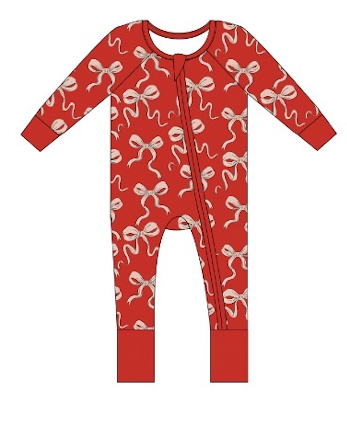 Bow Much Love Convertible Footies