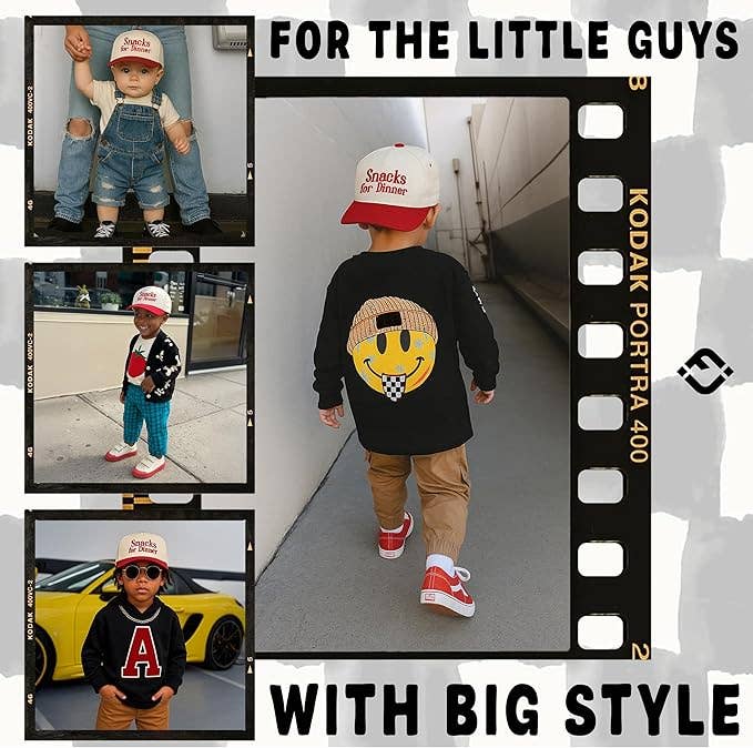 Kids Snacks for Dinner Trucker Hat