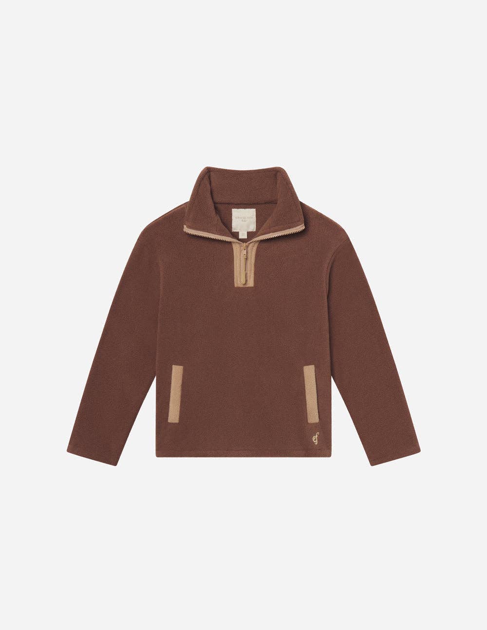 Brown Fleece Pullover